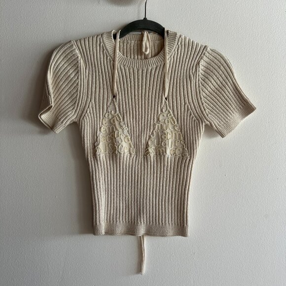 Jacquemus La maille Bikini cropped top - Picture 2 of 4
